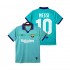 Camisola FC Barcelona Lionel Messi 10 2019 2020 Retro Homem Equipamento Terceiro Manga Curta